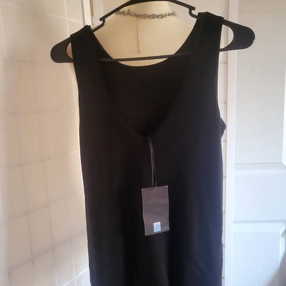Calvin Klein Black Gown Maxi Dress S New - Picture 3 of 6